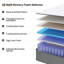 Matelas double matelas, matelas hybride ferme en mousse à mémoire de forme de 10 pouces avec matelas double hybride dans une boîte