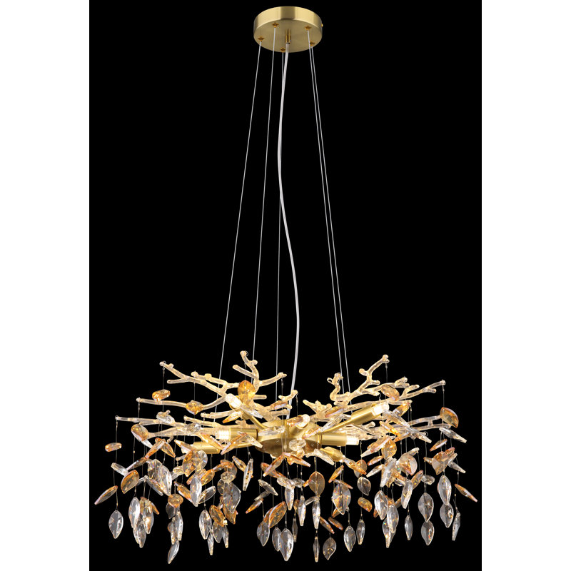 Annagret 8 - Light Pendant, Amber