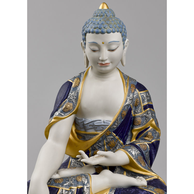 Shakyamuni Buddha Statue, Golden Lustre