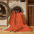 Machine Washable Solid Red Area Rug-714597096