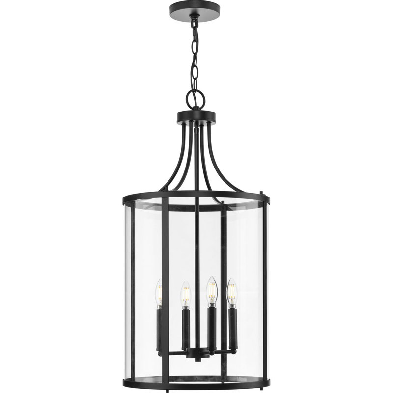 Hejan 4 - Light Lantern Pendant, Matte Black