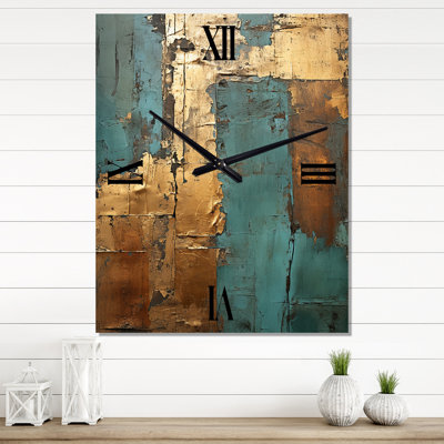 Horloge murale rétro Kintsugi