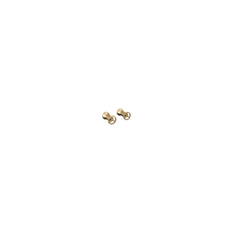 Wheel Handle - Wall Mount Lav, Champagne Bronze