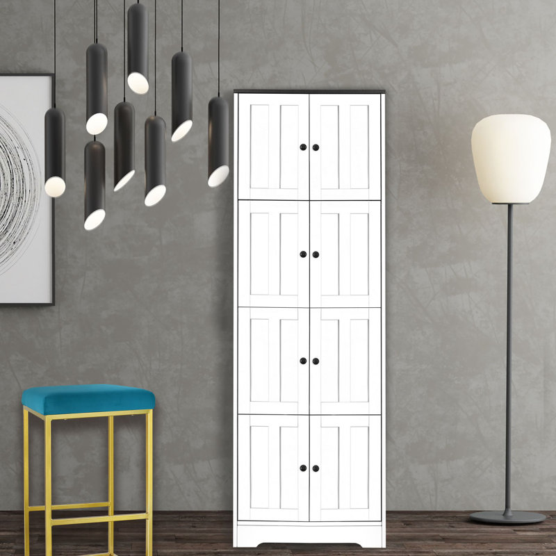 Vetka 24'' Wide Storage Cabinet, White