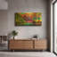 « Coucher de soleil à Khéops » de Dean Russo, tableau mural en métal doré, 122 cm x 61 cm-1600698955
