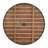 Lorena Round Wood Farmhouse Wall Clock