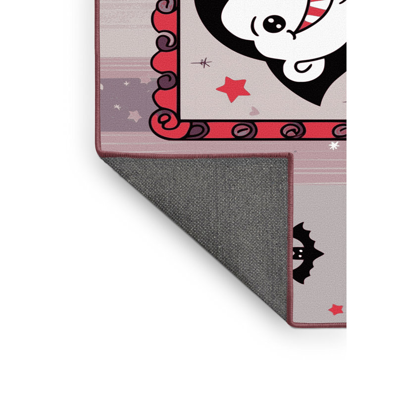 Tapis de vacances d'Halloween The Holiday Aisle®, Rectangle 5 pi x 7 pi