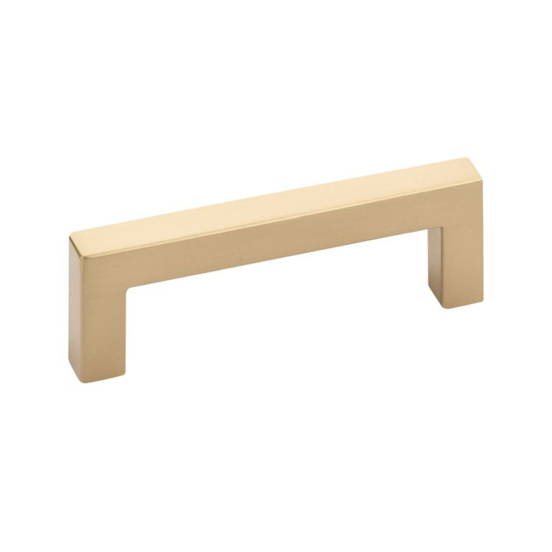 Emtek Warwick Cabinet Pull, Satin Brass, 3 1/2" Center to Center