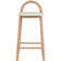 Bartolomea Upholstered Counter Stool with Solid Wood Frame