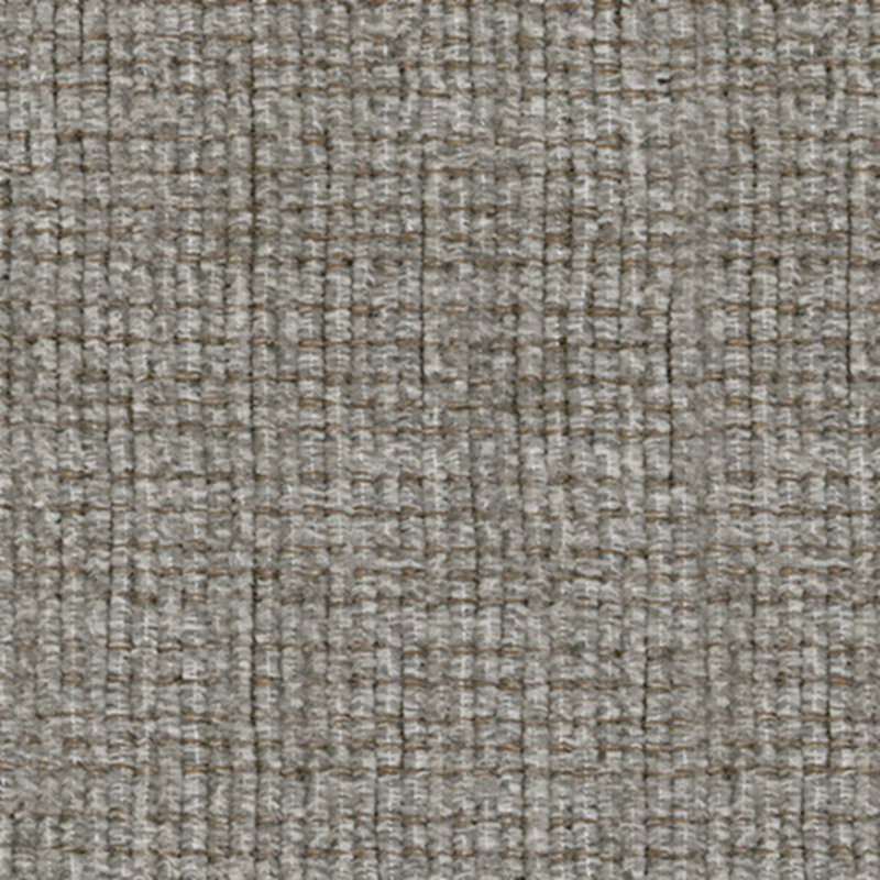 Gray Fabric Stationary Sofa with Flared Arms and Accent Pillows
