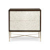 2 - Drawer Solid Wood Nightstand