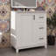 Meuble-lavabo de salle de bain tendance de 30 pouces avec une porte en céramique et des supports de rangement-906979225