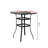 Adomale Square 4 - Person Bistro Set with Cushions-148238992