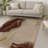 Premium Woven Carpet, 4 ft x 6 ft, 100% Polyester, 740 g/m² | Non-Slip Felt Dot Underside, Machine Washable at 86°F, Low Pile Height: 0.2 in | Digital Print Design, Easy to Clean & Maintain, Ideal for Living Room & Office-1752799127