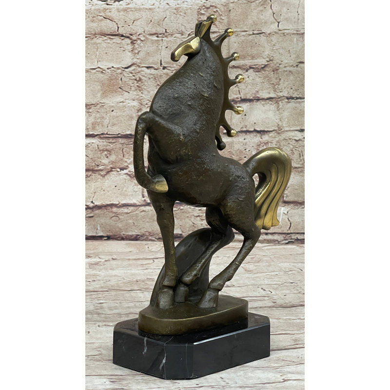 Statue en bronze signée originale signée Miguel Lopez