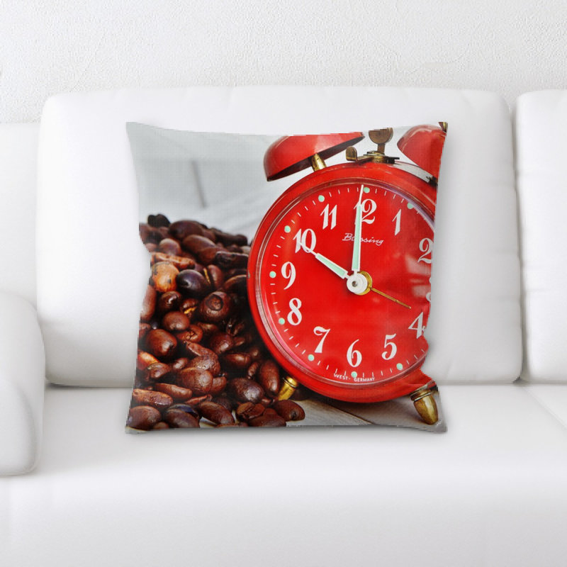 Coussin décoratif café