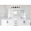 Elys - Meuble-lavabo 4 lumières DEL 32 po avec verre givré Elys-792566740