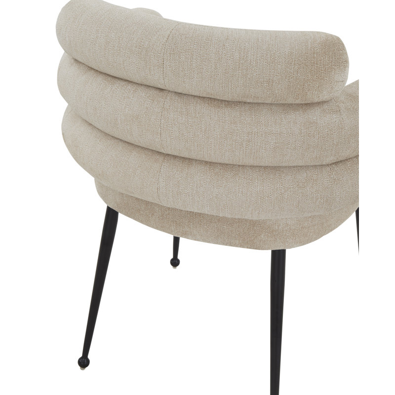 Chaise de salle à manger Natiha, Beige