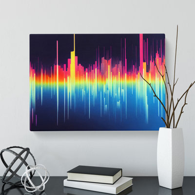 Electronic Audio Sound Bar Vol.1 Abstract - Wrapped Canvas