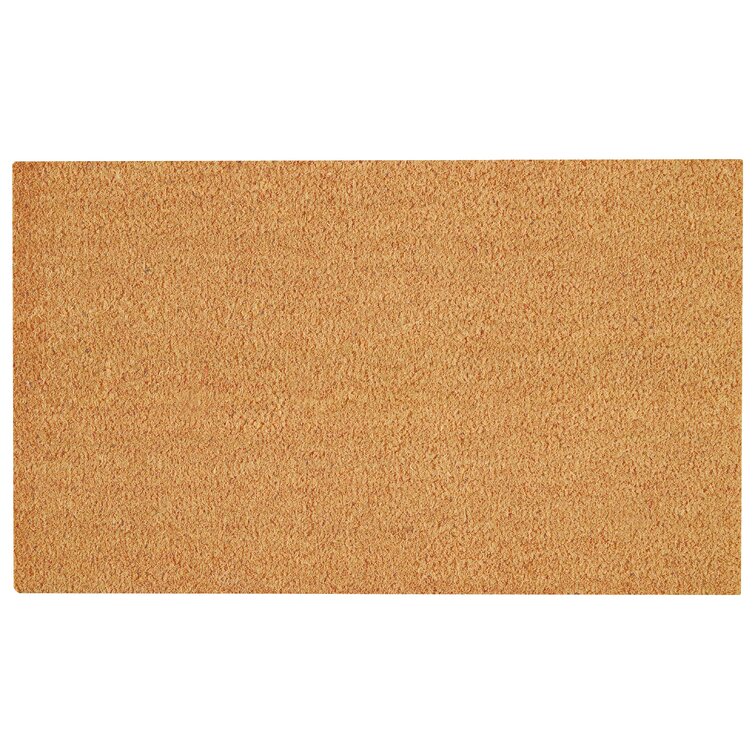 Kasper Non-Slip Outdoor Door Mat Wade Logan Mat Size: 17 W x 29 L, Color: Orange