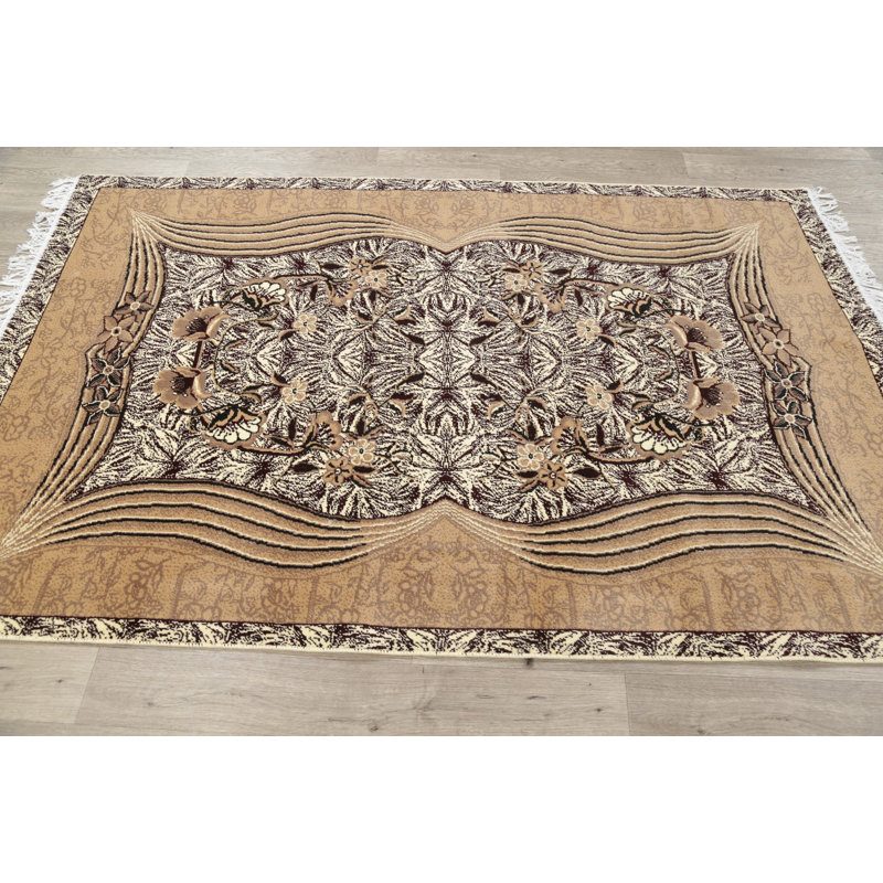 Bourque Wool Oriental Indoor Rug