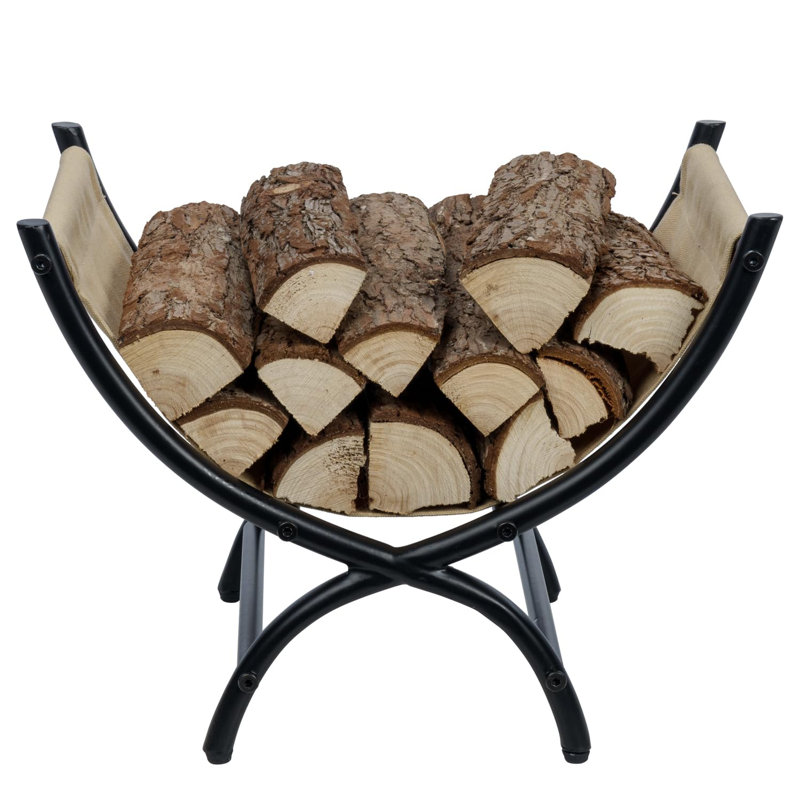 39.1cm W Metal Log Rack