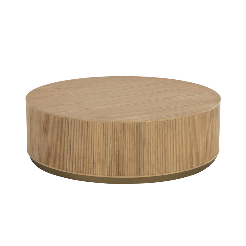 TABLE BASSE KALLA - CHÊNE RUSTIQUE - Brun