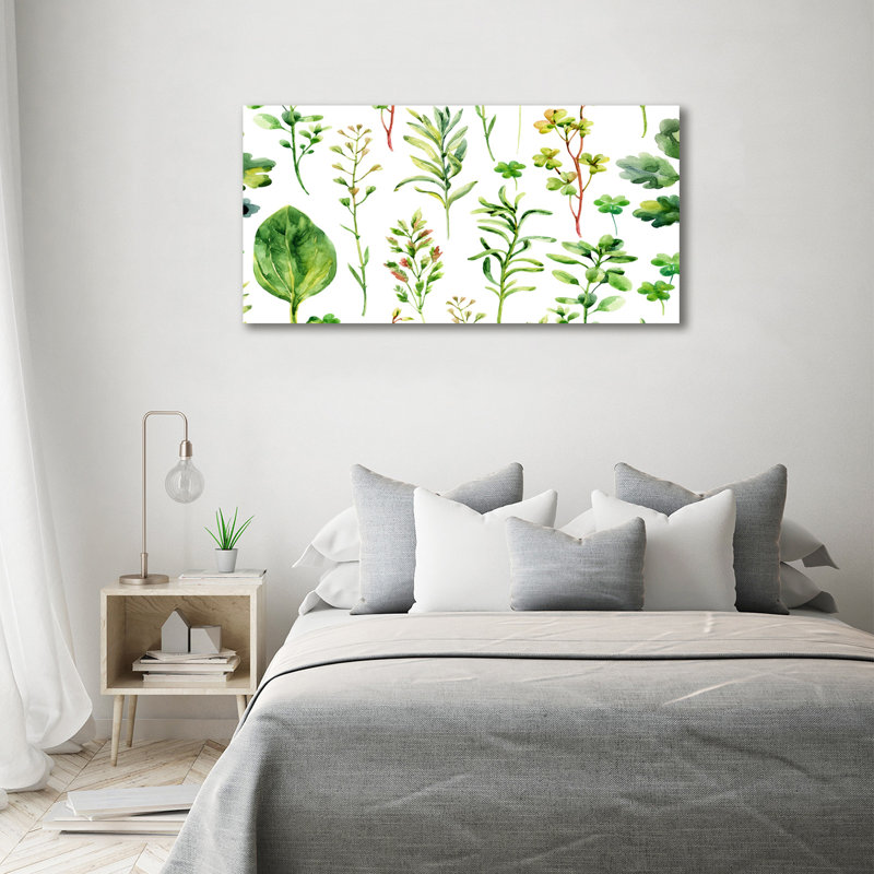 Herbs And Weeds - Wrapped Canvas Print
