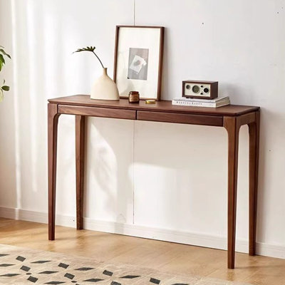 Console brun simple de style pastoral