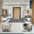 Cut-to-Fit Large Entryway Brushing Doormat 35.5 x 78.75 in