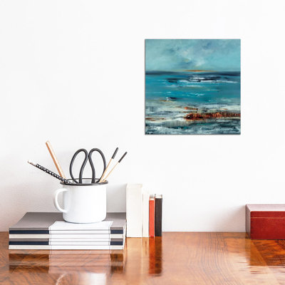Coastal Connection by Lisa Ridgers - Wrapped Canvas Painting