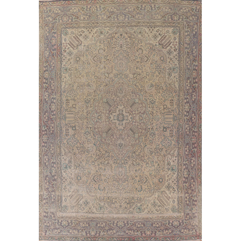 Tapis traditionnel en laine vieillie 10 x 13