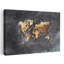 Art mural rétro carte du monde contemporaine-129152043