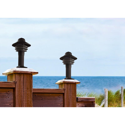 Solus Nautical Post Top Fixture with Clear Acrylic Lens