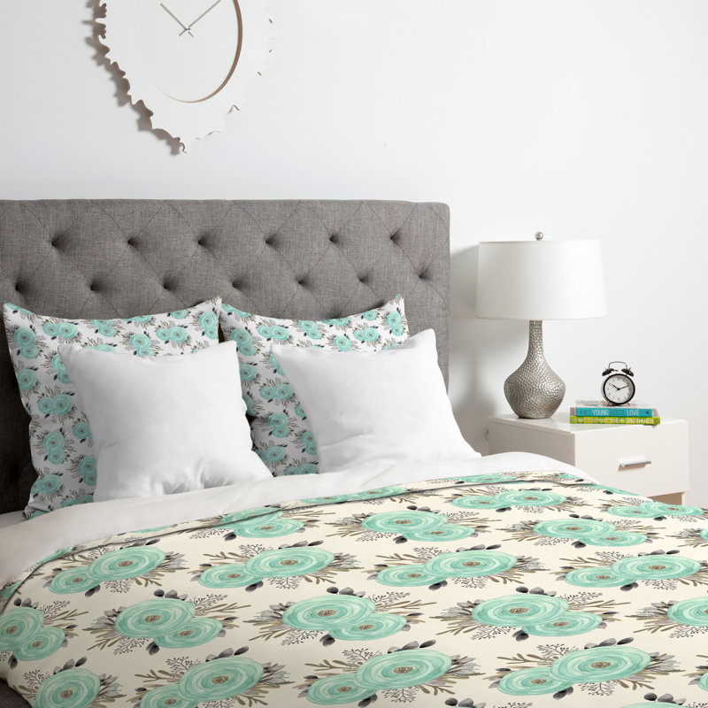 Ensemble de housse de couette, Housse de couette pour grand lit et 2 taies décor