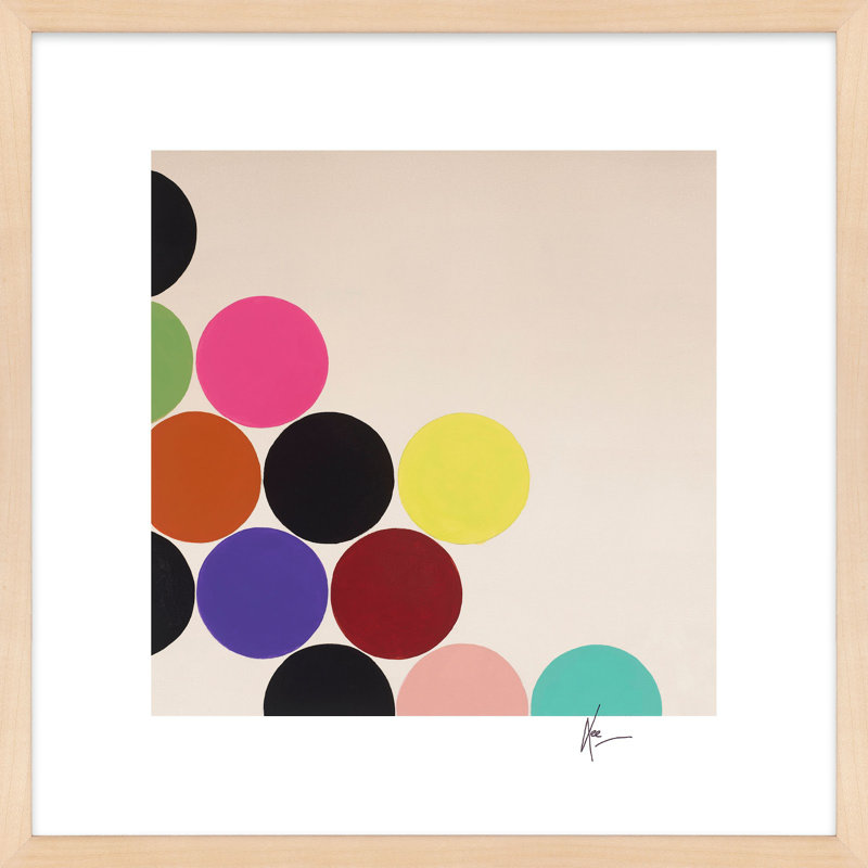 Joy Print by Lee Lessem, 24" H x 24" W, Brown