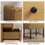 40cm W Engineered Wood Bedside Table
