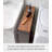 Tower Yamazaki Home Rolling Slim Storage Three Tier Utility Cart With Handle, Steel, Handle, Wheels-46492045
