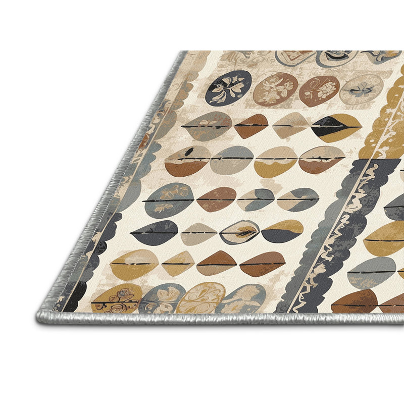 Retro Ripple Rug, Rectangle 2' x 3'
