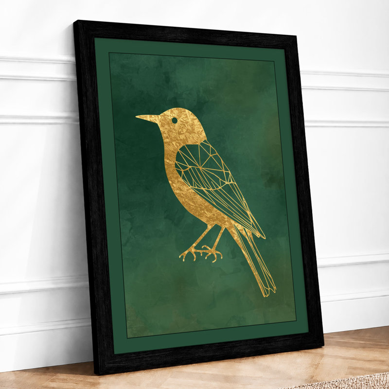 Songbird Study Botanical - Print, A2 - 59.4 x 42.0 cm, Black