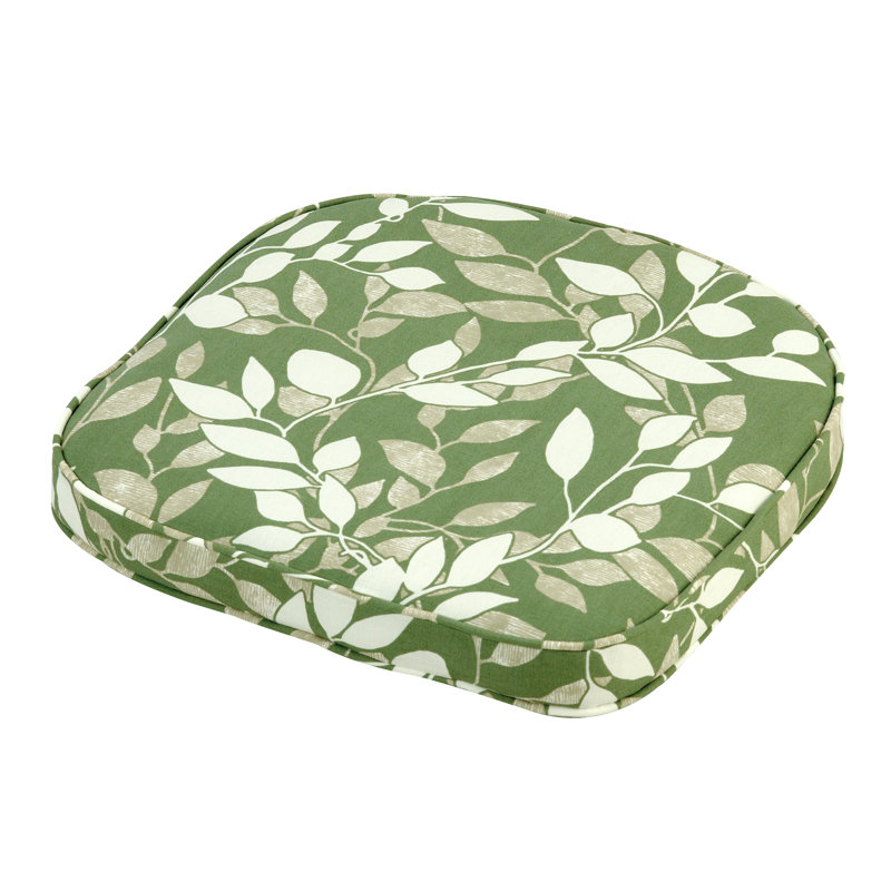 Cotswold Seat Cushion, Leaf Pattern