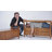 Warm Shaker 44"W Solid Wood Transitional Storage Bench with Lift-Up Lid and Shaker-Style Panels-1618593707