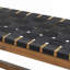 Banc à cadre en X, banc Mudroom