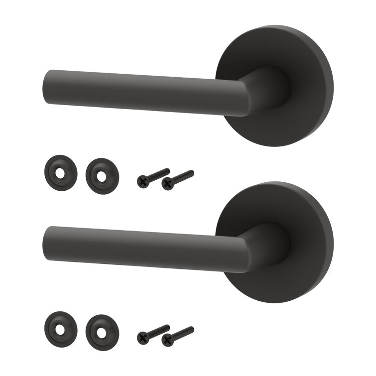 Stark Door Lever with Round Rosette