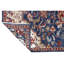High-Quality Hand-Knotted Navy And Red Area Rug