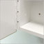 Armoire de salle de bain polyvalente avec cadre en métal avec miroir pour diverses installations