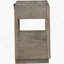 Table de chevet 2 tiroirs Taupe