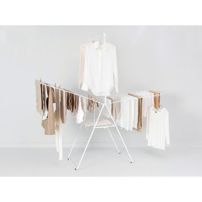 Séchoir à vêtements pliable avec tringle à vêtements (82 pieds) BrabantO HangOn