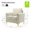 Cedarpoint Upholstered Velvet Tufted Club Chair-1591396119