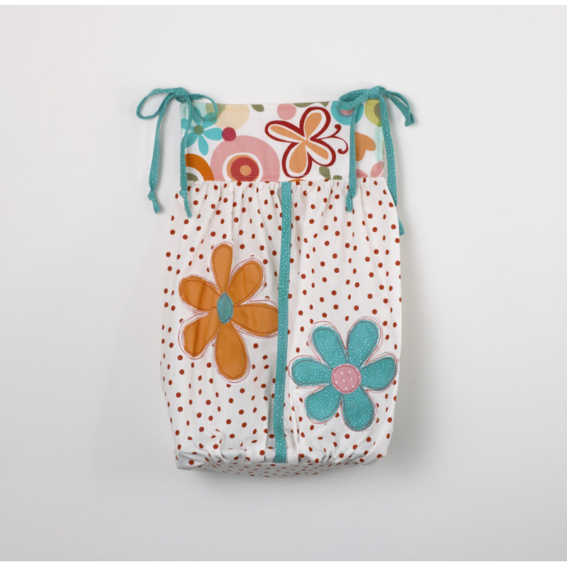Swinney Plants & Flowers Floral Marine Jungle Friends 100% Cotton Polka Dots Crib Diaper Stacker Pillowcase Dust Ruffle
